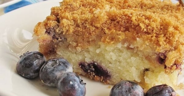 Sour Cream Blueberry Coffee Cake