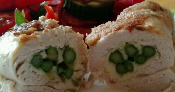 Chicken Asparagus Roll-Ups