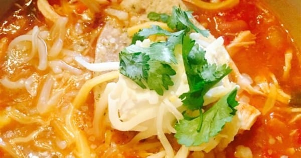 Slow Cooker Chicken Taco Soup