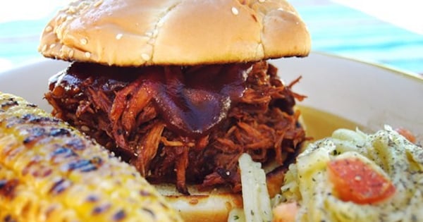 Slow Cooker Texas Pulled Pork