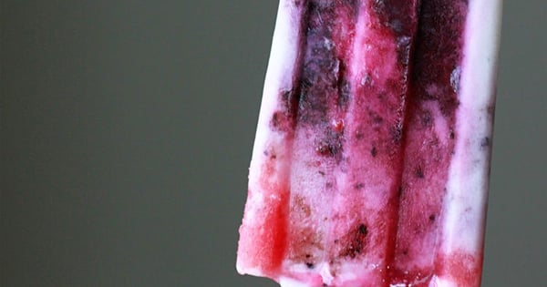 Coconut Berry Firecracker Ice Pops