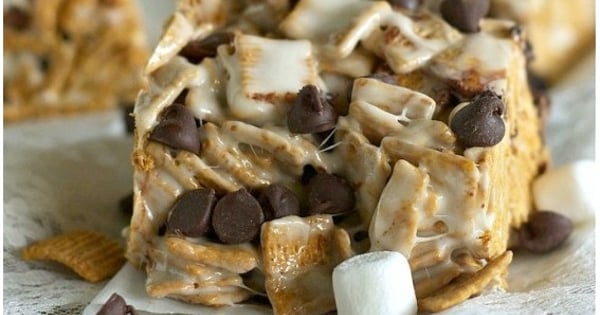S'mores Graham Krispie Treats