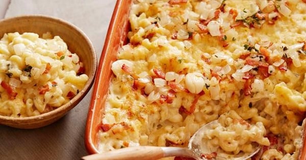 Mac 'N Cheese with Bacon and Cheese