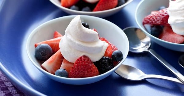 Red, White, and Blue Fruit Cups