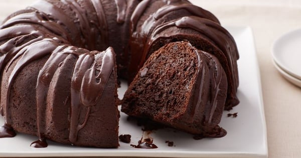 Chocolate Glazed Chocolate Cake