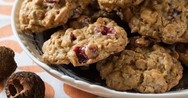 Black Walnut, Cranberry and White Chocolate Cookies