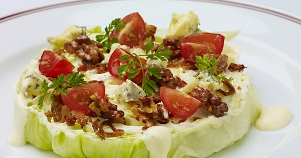 Iceberg Wedge Salad with Blue Cheese