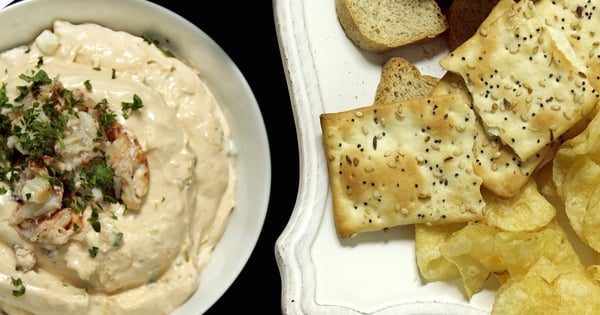 Lobster and Green Onion Dip