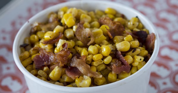 Griddled Corn and Bacon