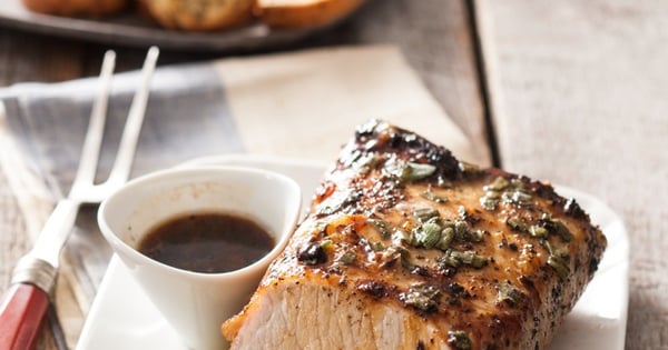 Roast Pork with Honey and Sage