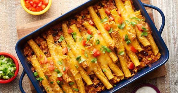 Beef Taquito Casserole