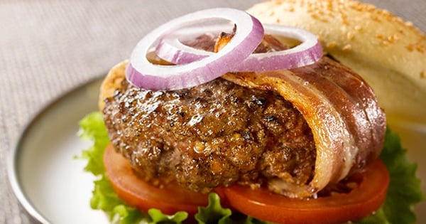 Beef and Bacon Burgers