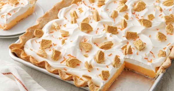 Orange Creamsicle™ Slab Pie