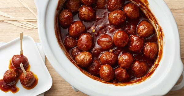 Slow-Cooker Honey-Garlic BBQ Meatballs