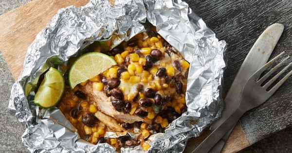 Southwest Pork Chop Foil Packs