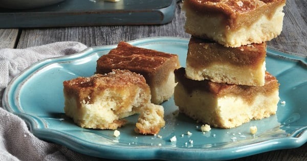 Maple syrup butter tart squares