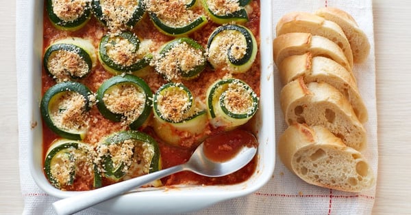 Cheesy Zucchini Lasagna Roll-Ups