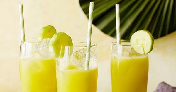 Cucumber Pineapple Tequila Cooler