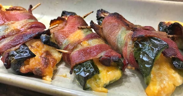 Keto Poblano Pepper Poppers