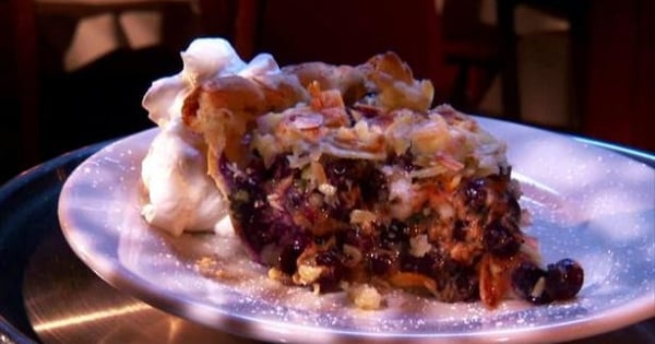 Blueberry Goat Cheese Pie