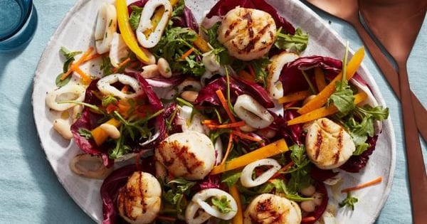 Grilled Seafood Salad