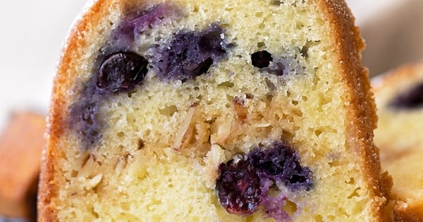 Blueberry Almond Bundt Cake