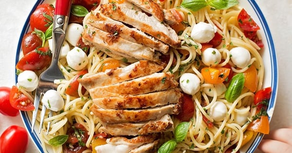 Bruschetta Chicken and Pasta
