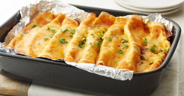 5-Ingredient Chicken Enchilada Casserole