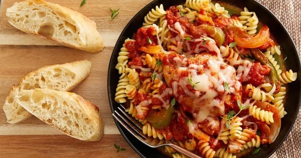 Slow-Cooker Pizza Chicken