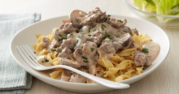 Ground Beef Stroganoff