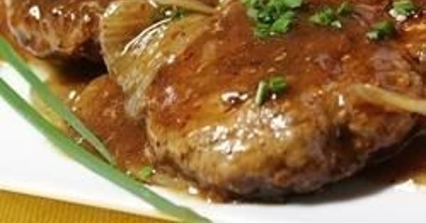 Hamburger Steak with Onions and Gravy