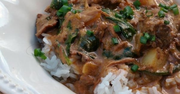 Slow Cooker Thai Curried Beef