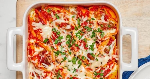 Meatball-Stuffed Shells