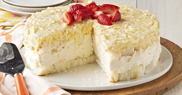 Pineapple No-Bake Cheesecake Dessert