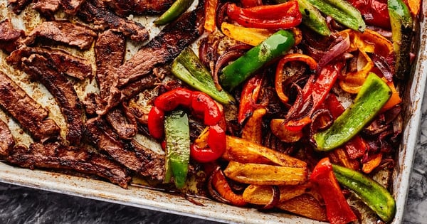 Sheet-Pan Steak Fajitas