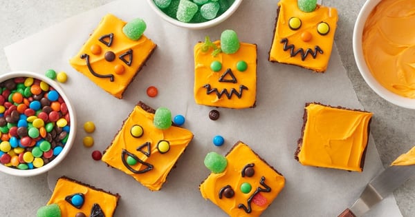 Jack-o’-Lantern Brownies