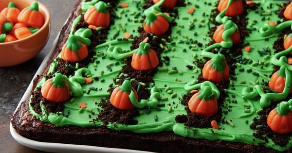 Pumpkin Patch Brownies