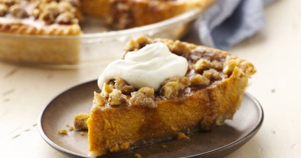 Maple-Walnut Pumpkin Pie