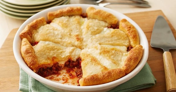 Zesty Italian Crescent Casserole