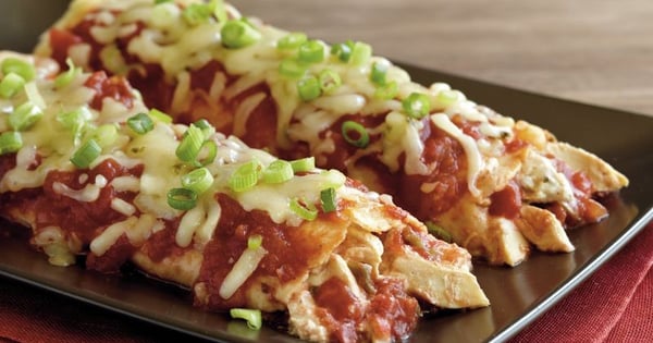 Spicy Chicken Enchiladas
