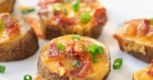 Cheese and Bacon Potato Rounds