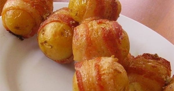 Bacon Wrapped New Potatoes