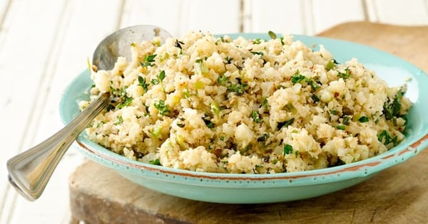 Gluten-Free Paleo Cauliflower "Rice"