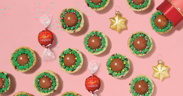 Lindor Chocolate Chip Cookie Cups