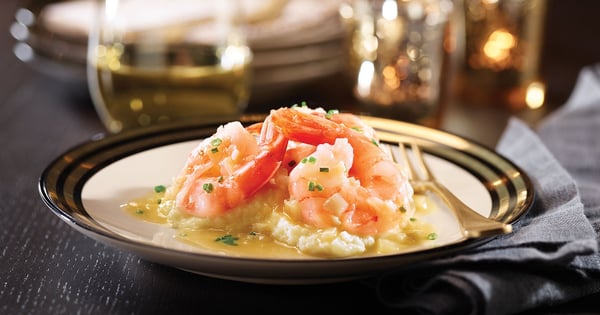 Shrimp with White Chocolate Sauce