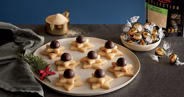 Scottish Shortbread with Lindor Topper