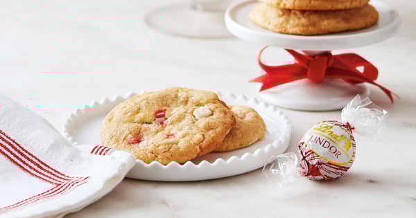 Lindor Candy Cane Cookies
