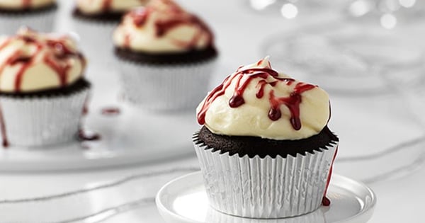 Red Wine Cupcakes with Cream Cheese Frosting