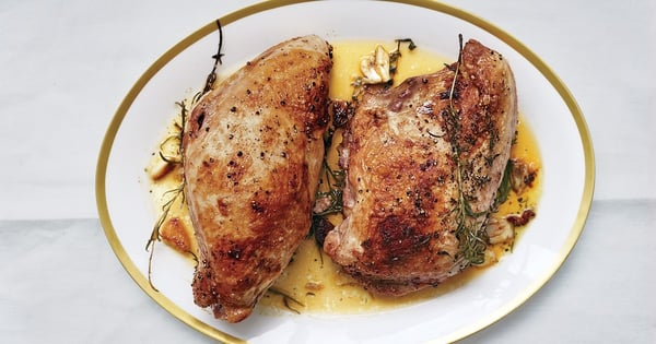 Butter-Roasted Turkey Breasts