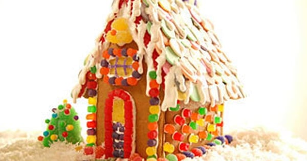 Happy Holidays Gingerbread House